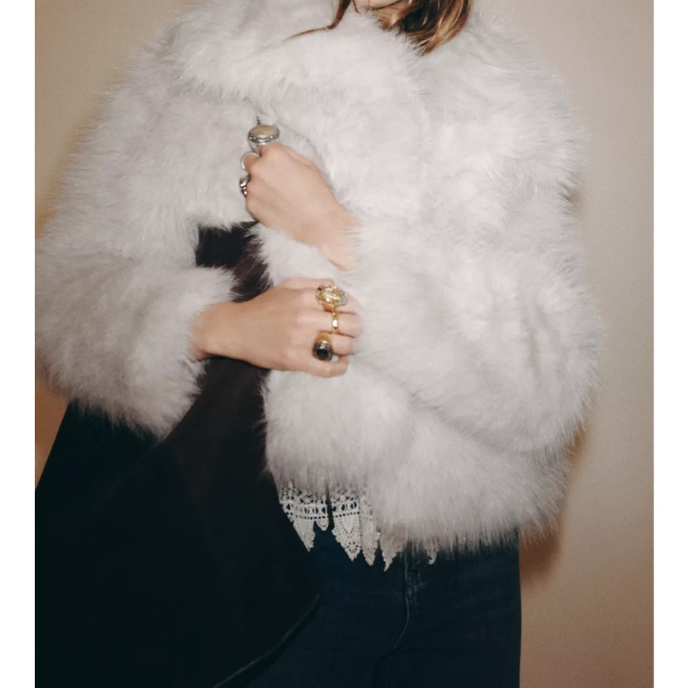 ZW COLLECTION FAUX FUR COAT
